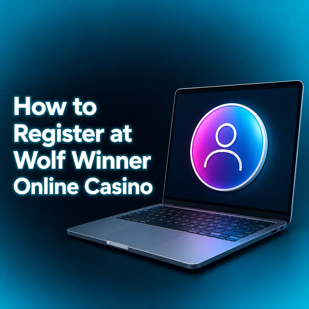 Wolf Winner Online Casino registration screen