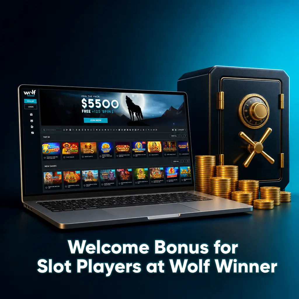 Wolf Winner welcome bonus for slot players