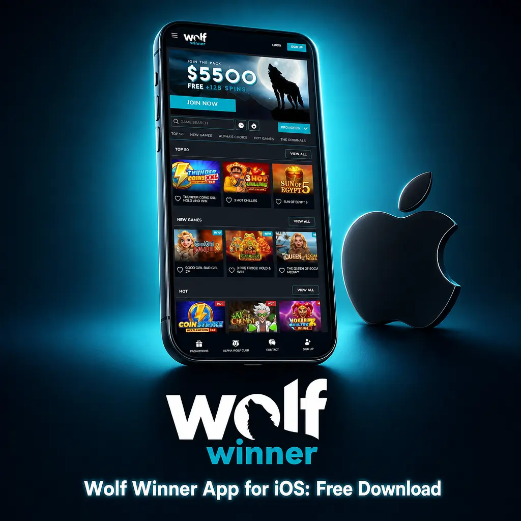 Wolf Winner app running on an iPhone and iPad